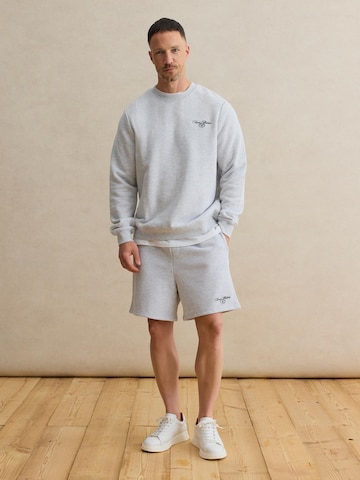 DAN FOX APPAREL Majica 'Cem' | siva barva