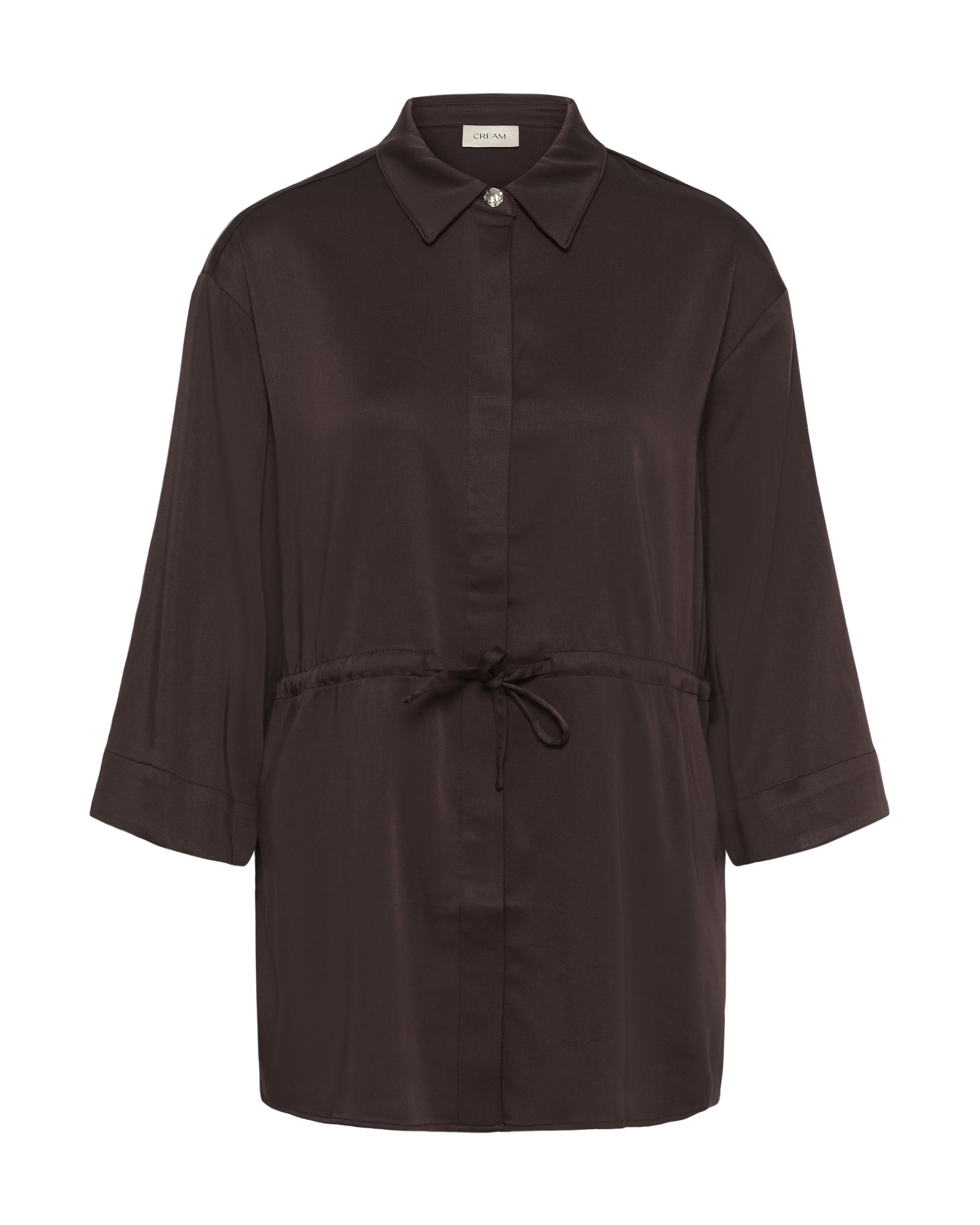 Cream - Blusa 'Thelma' en marrón: frente