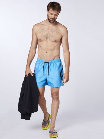 CHIEMSEE Athletic Swim Trunks in Blue