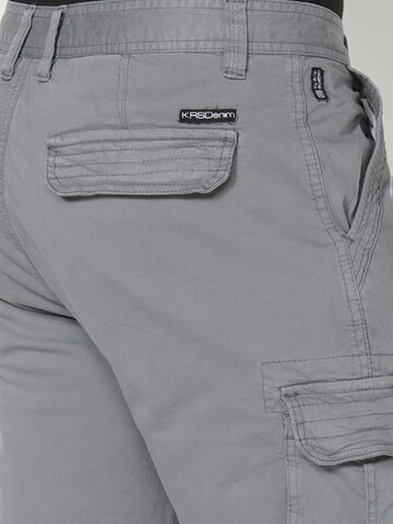 Regular Pantalon cargo KOROSHI en gris