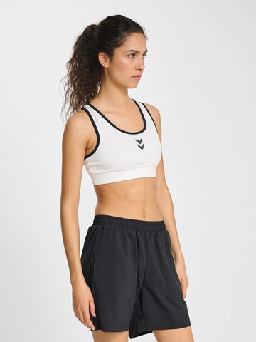 Hummel Sporttop 'Pulse' in Wit: voorkant