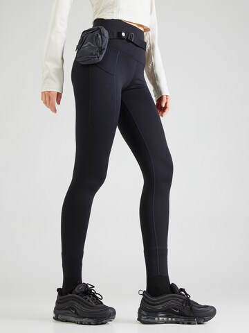 NIKE Skinny Workout Pants 'Trail' in Black