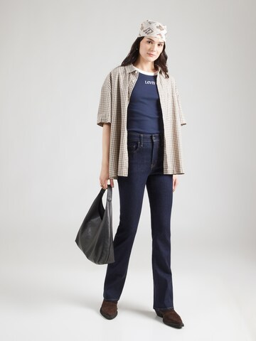 LEVI'S ® Bootcut Jeans '725 HIGH RISE BOOTCUT' in Blau