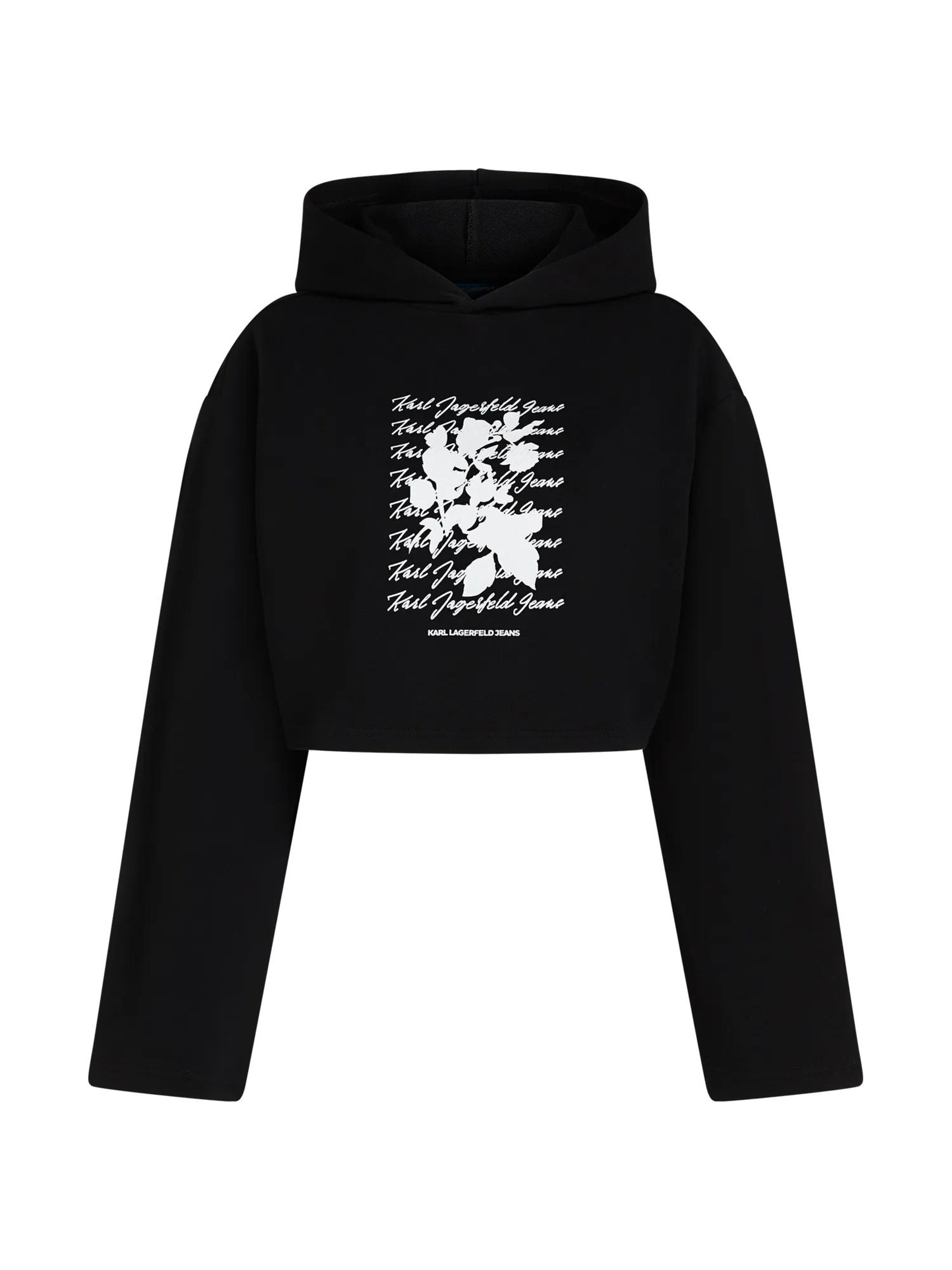 KARL LAGERFELD JEANS Sweatshirt in L in Black / White, Item view