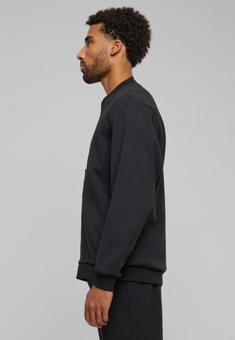 Urban Classics Zip-Up Hoodie in Black