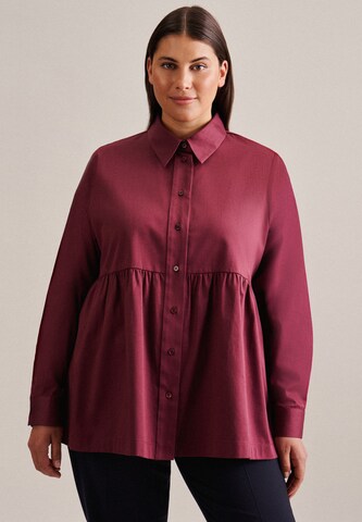 SEIDENSTICKER Blouse in Rood: voorkant