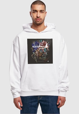 Merchcode Sweatshirt 'Apoh - Kandinsky Art Is Free' in Weiß: predná strana