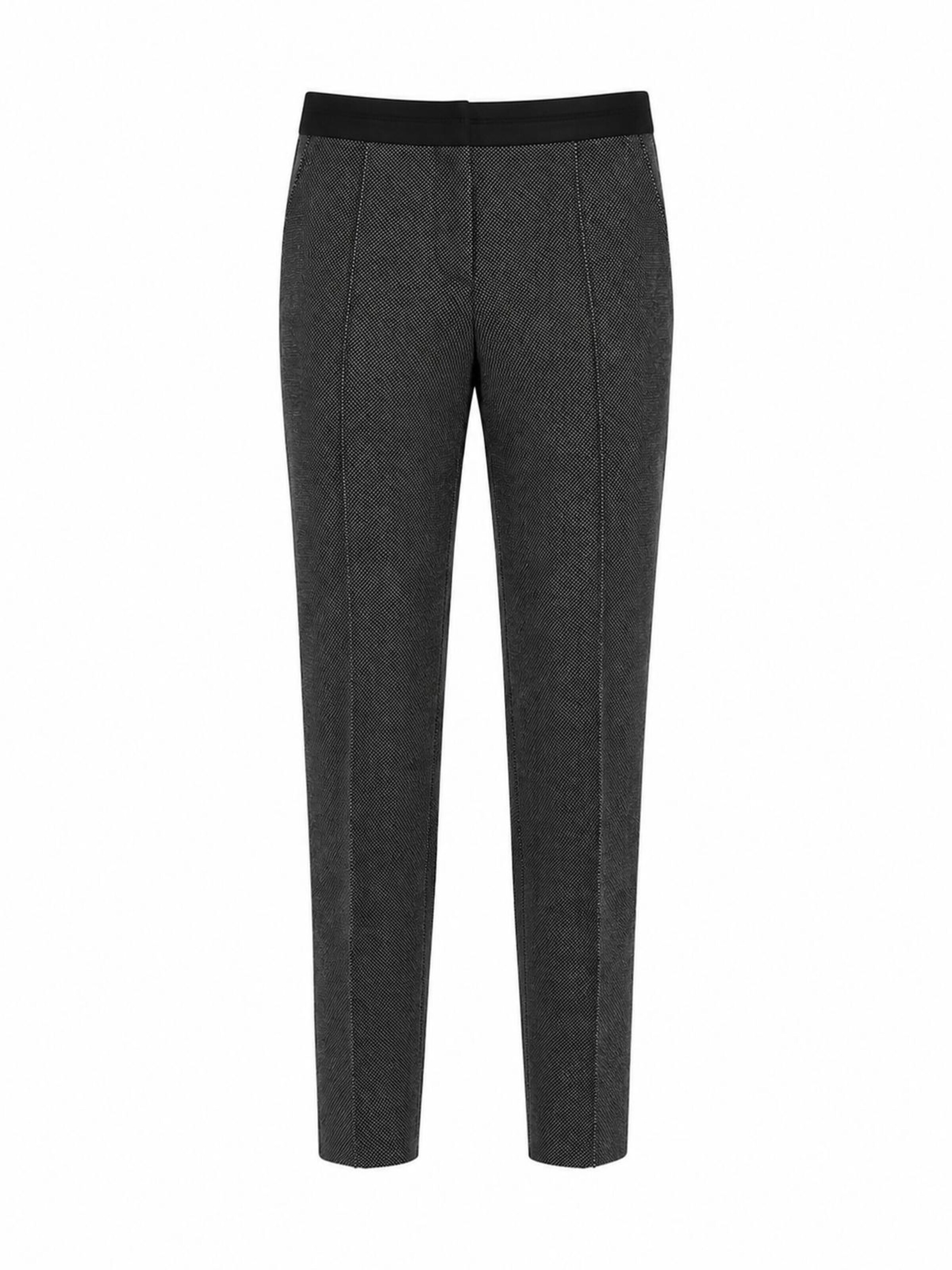 Regular Pantalon 'Uma Trousers' Christine on the clouds en gris : devant