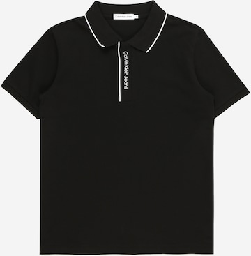 Calvin Klein Jeans Regular T-shirt i svart: framsida