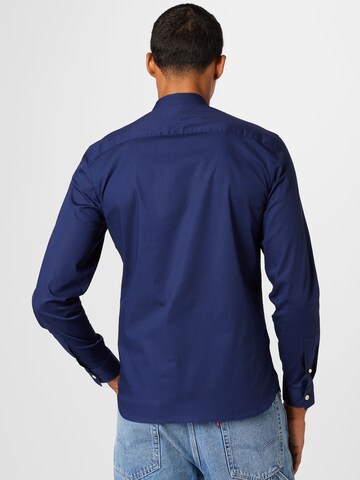 Lyle & Scott Slim fit Overhemd in Blauw