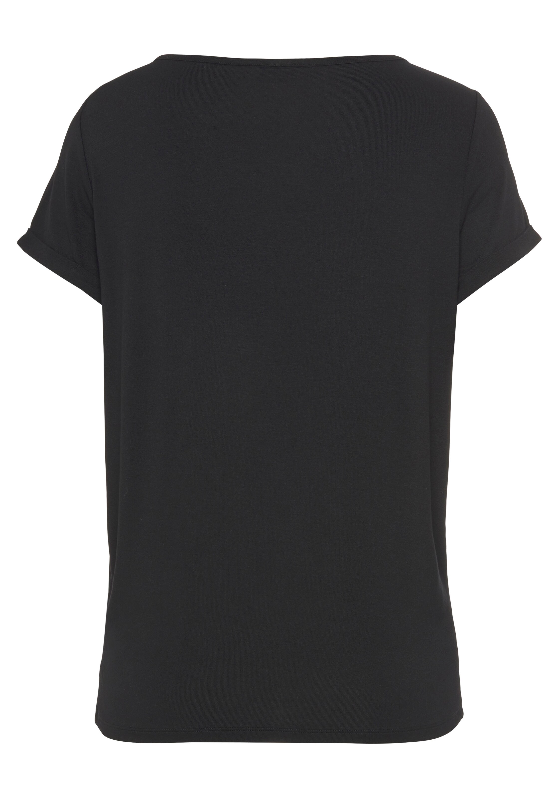 LASCANA Shirt in Schwarz