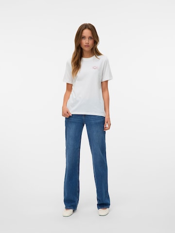 VERO MODA - Camiseta 'VMFRIGGA PAULINA' en blanco