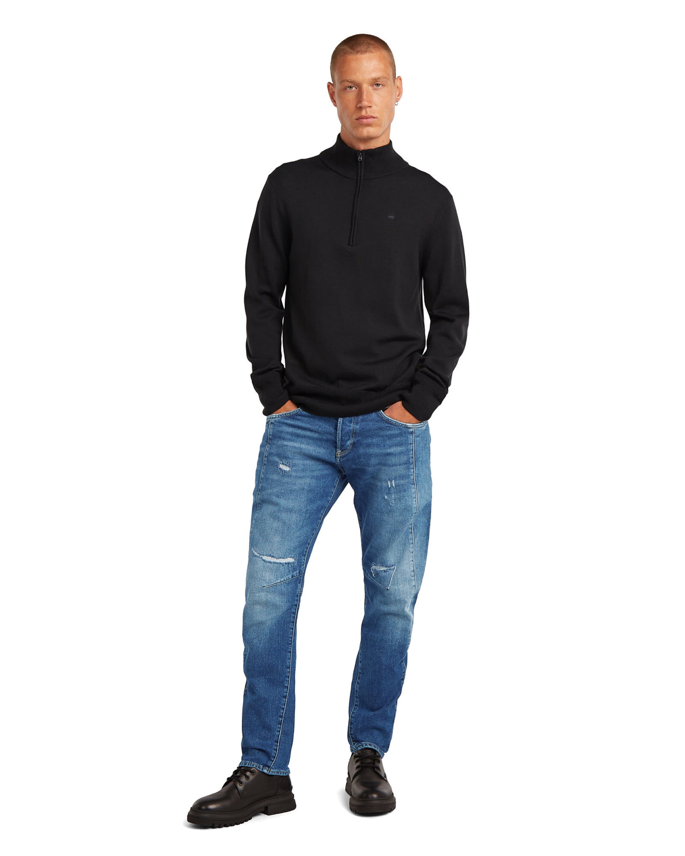 G-STAR Slimfit Jeans 'Contor' in Blauw
