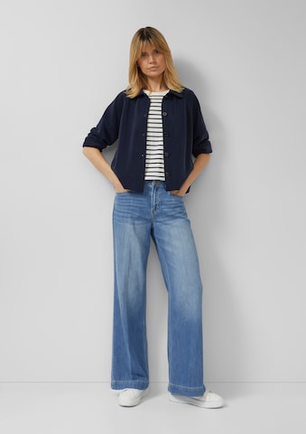 s.Oliver Sweatvest in Blauw