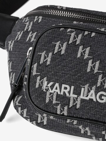 Karl Lagerfeld Vyölaukku 'Monogram Jacquard 2.0' värissä harmaa