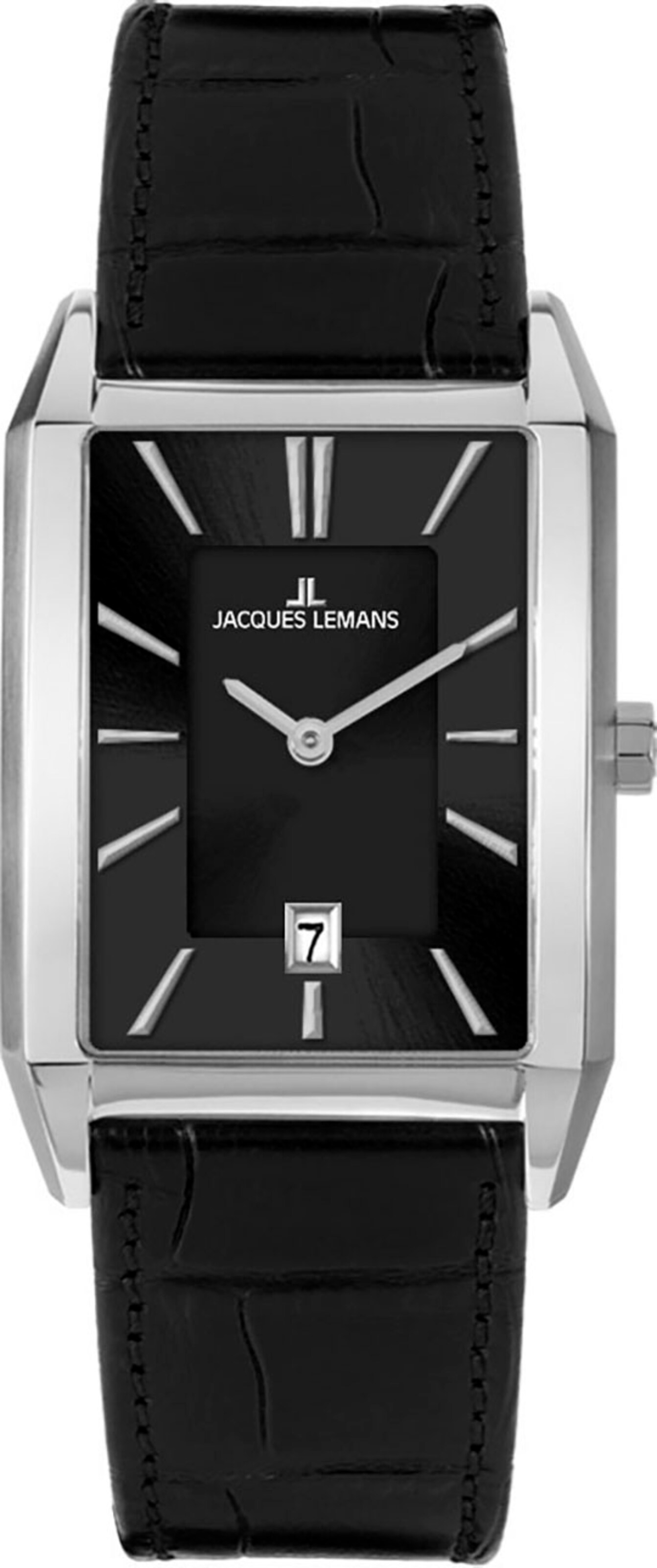 Jacques Lemans Analog Watch in Black: front