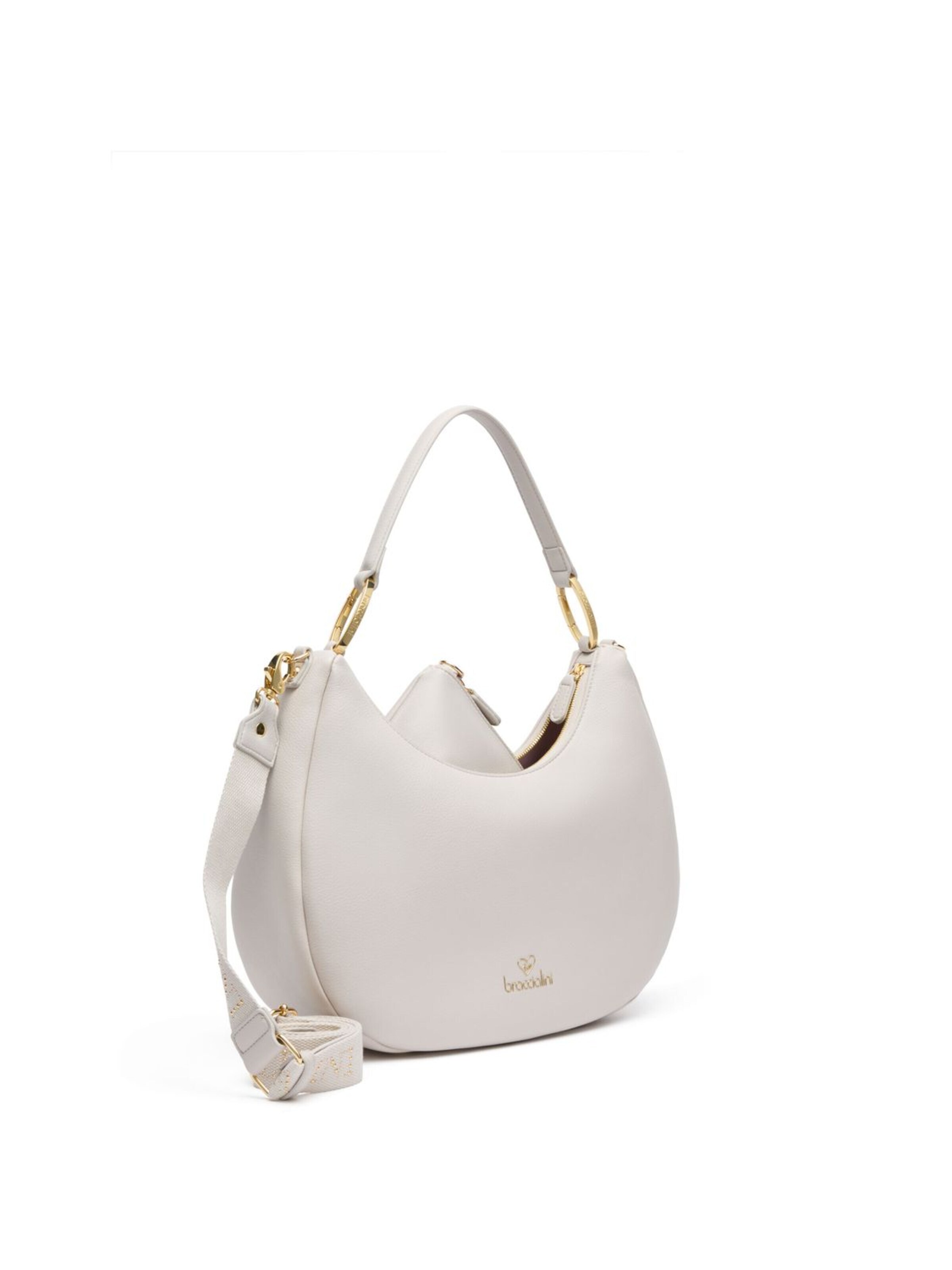 Borsa a spalla 'Amy' di Braccialini in grigio