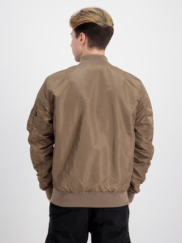 ALPHA INDUSTRIES Overgangsjakke 'MA-1' i brun