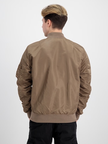 ALPHA INDUSTRIES Prehodna jakna | rjava barva