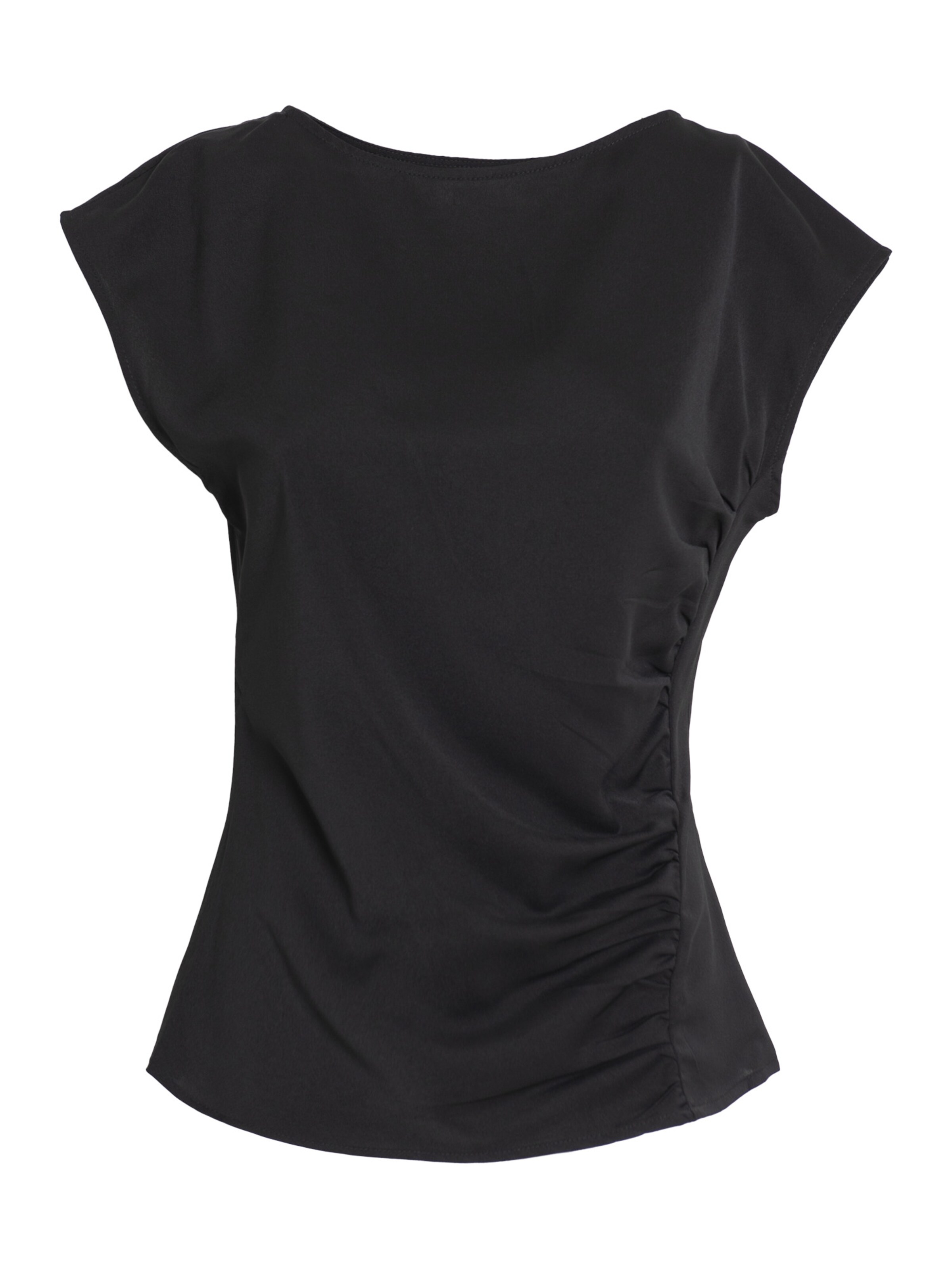 Influencer T-shirt i svart: framsida