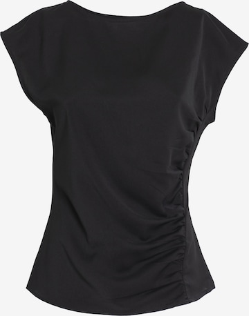 T-shirt Influencer en noir : devant