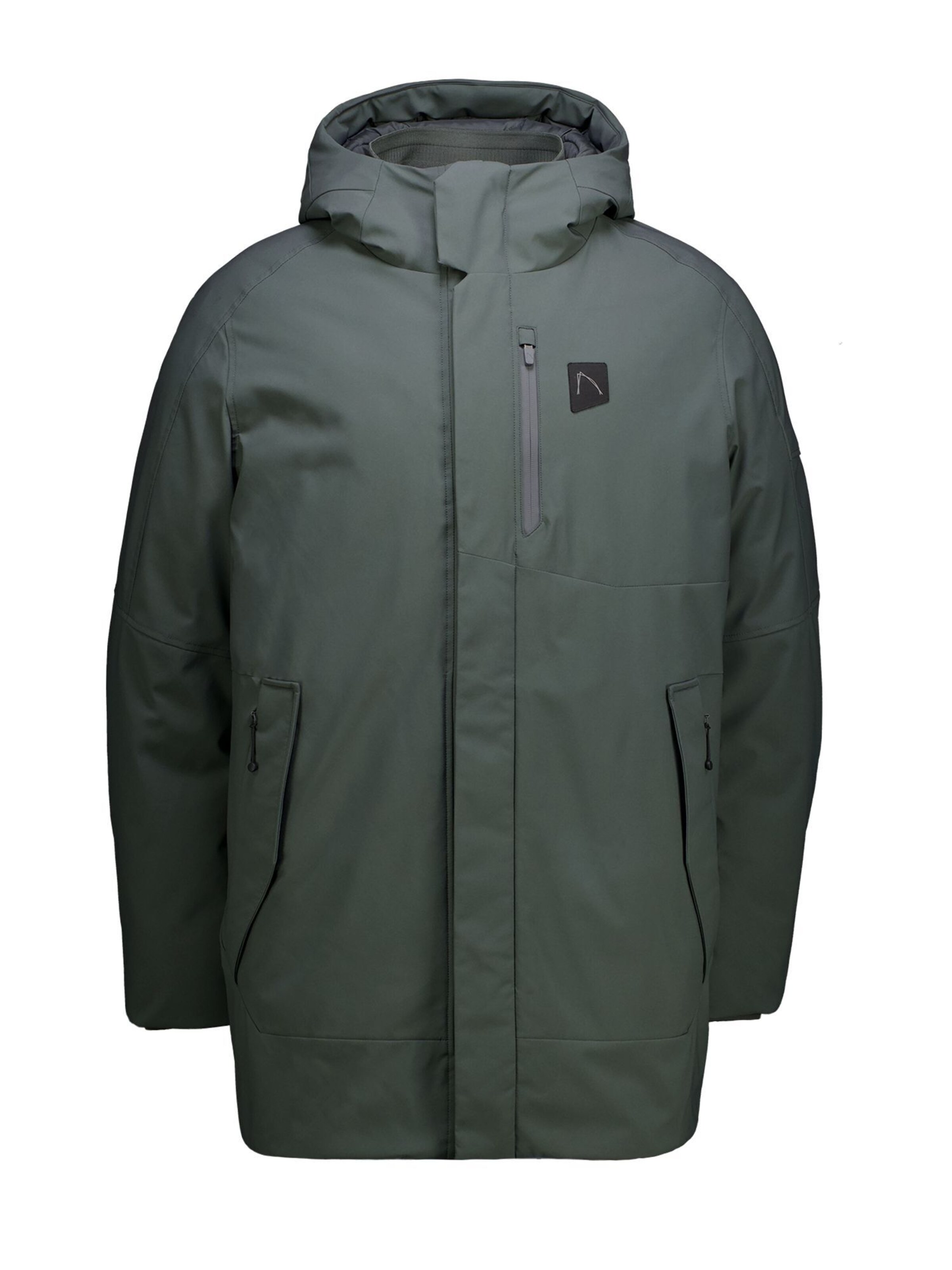 CHASIN' Parka 'Return' in Grün: Vorderseite