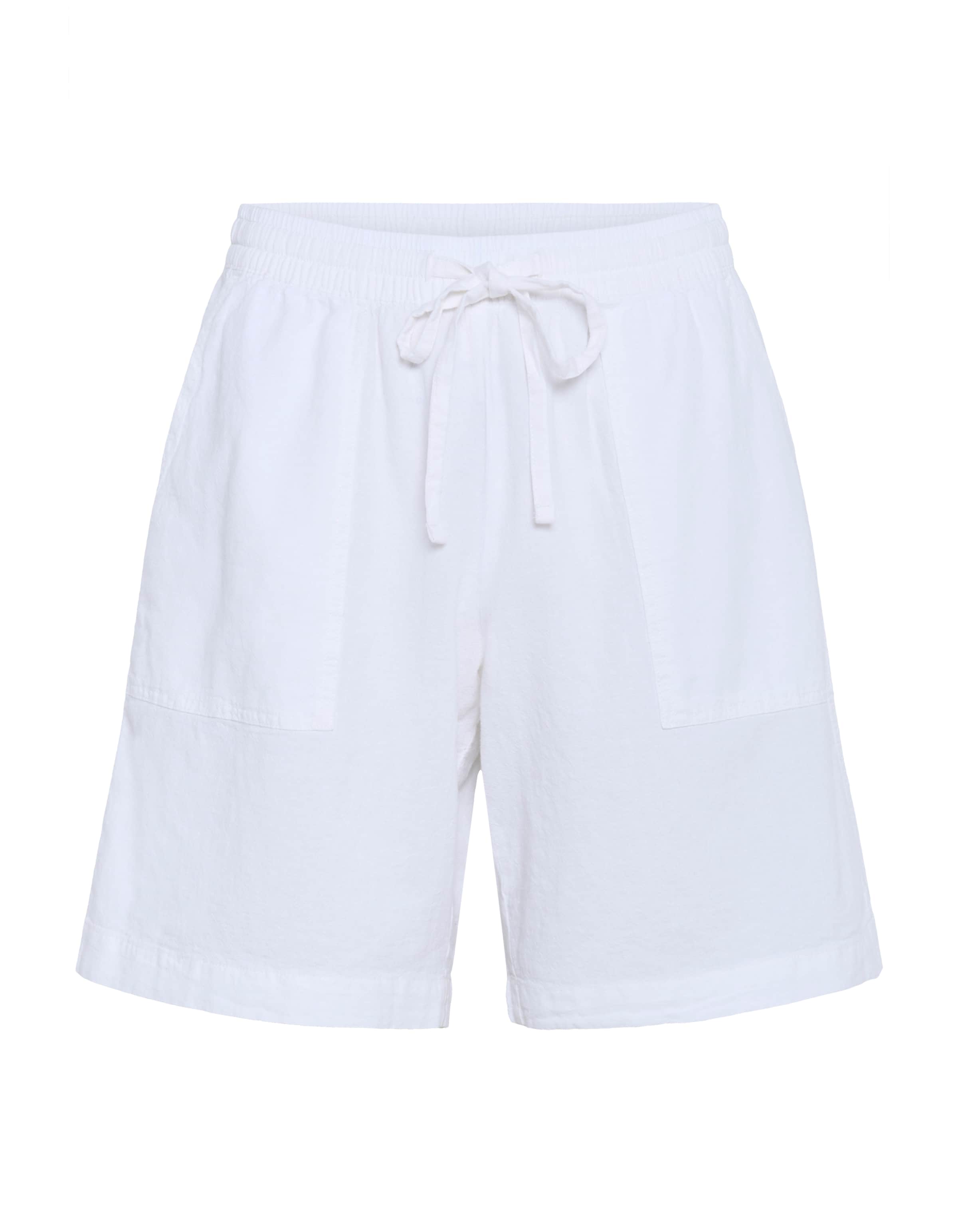 Kaffe Παντελόνι 'Naya' σε λευκό: μπροστά