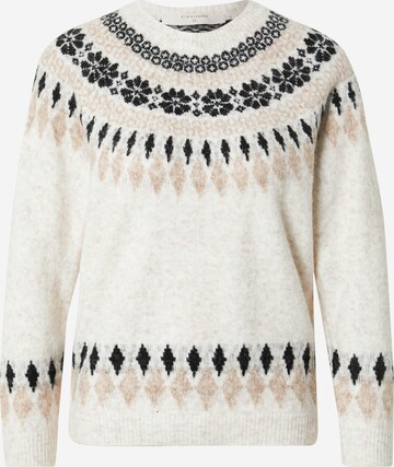 Cream Pullover 'Cherry' in Beige: predná strana