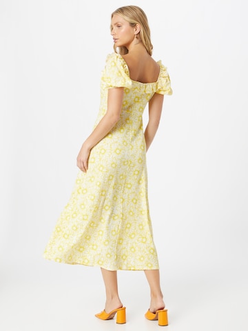 geltona Dorothy Perkins Vasarinė suknelė
