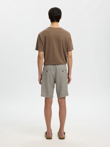 SELECTED Regular Chino Pants 'SLHBRODY' in Brown