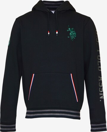 U.S. POLO ASSN. Sweatshirt in Zwart: voorkant