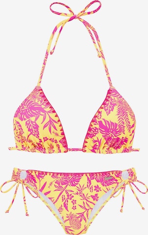 Bikini VENICE BEACH en jaune : devant