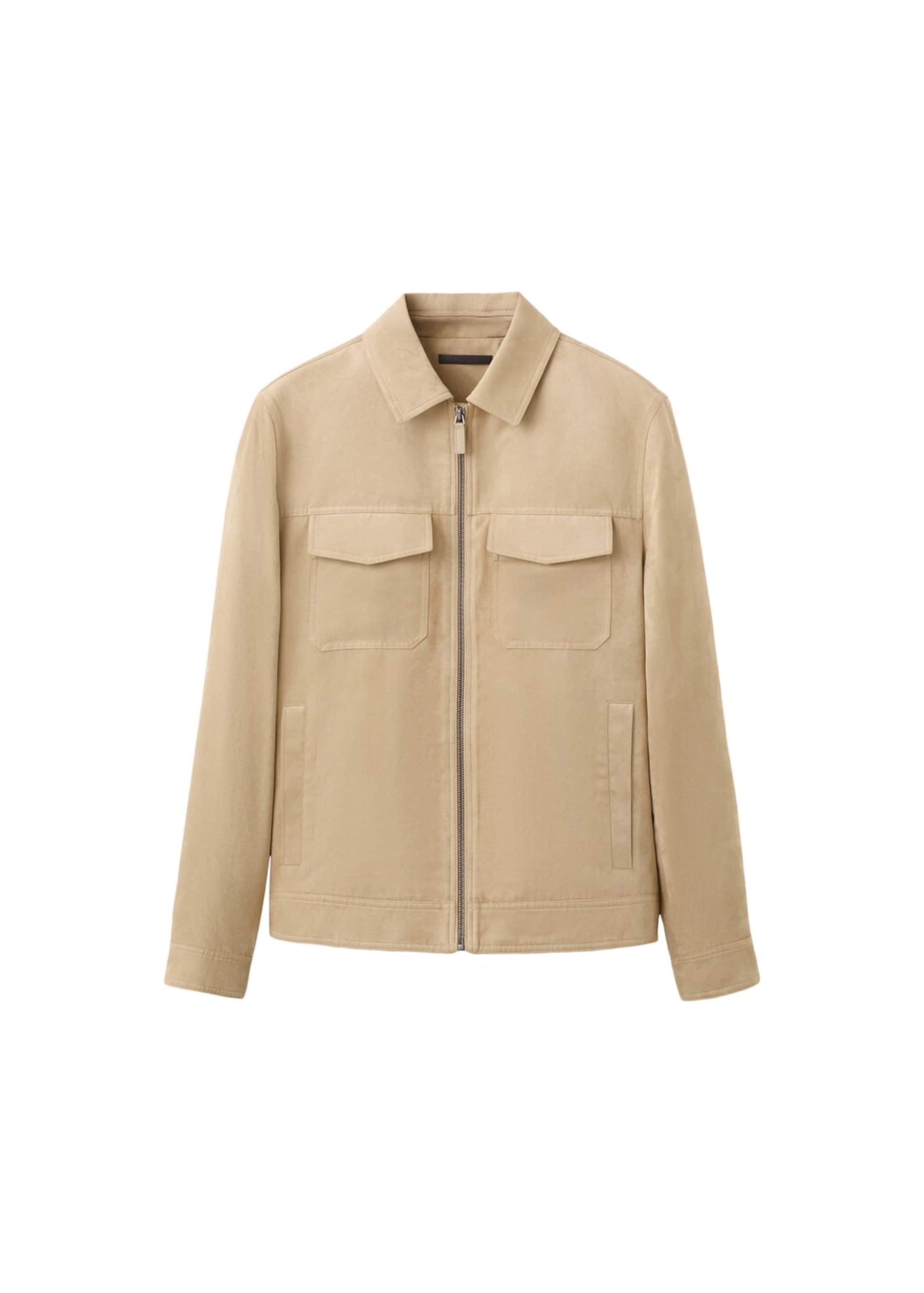 MANGO MAN Jacke 'Joan' in sand, Produktansicht