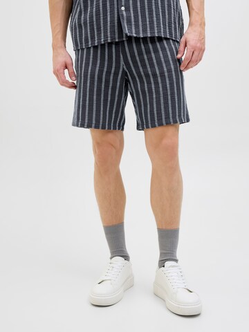 JACK & JONES Regular Trousers in Blue: front