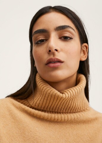 MANGO Pullover 'Cuadro' i brun