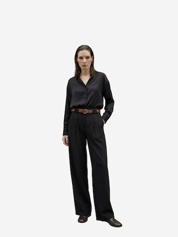 My fashionWide Leg/ Široke nogavice Hlače - crna boja