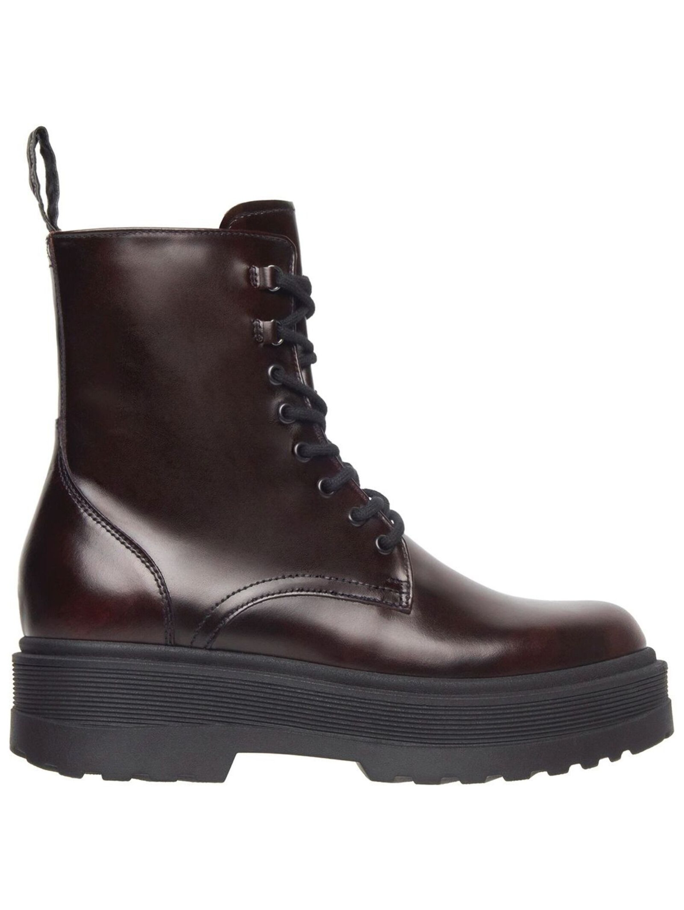 Nero Giardini Lace-up bootie 'Manolete Baia' in Red