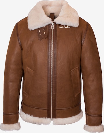 Veste mi-saison 'Vonrock' LOLUS en marron : devant