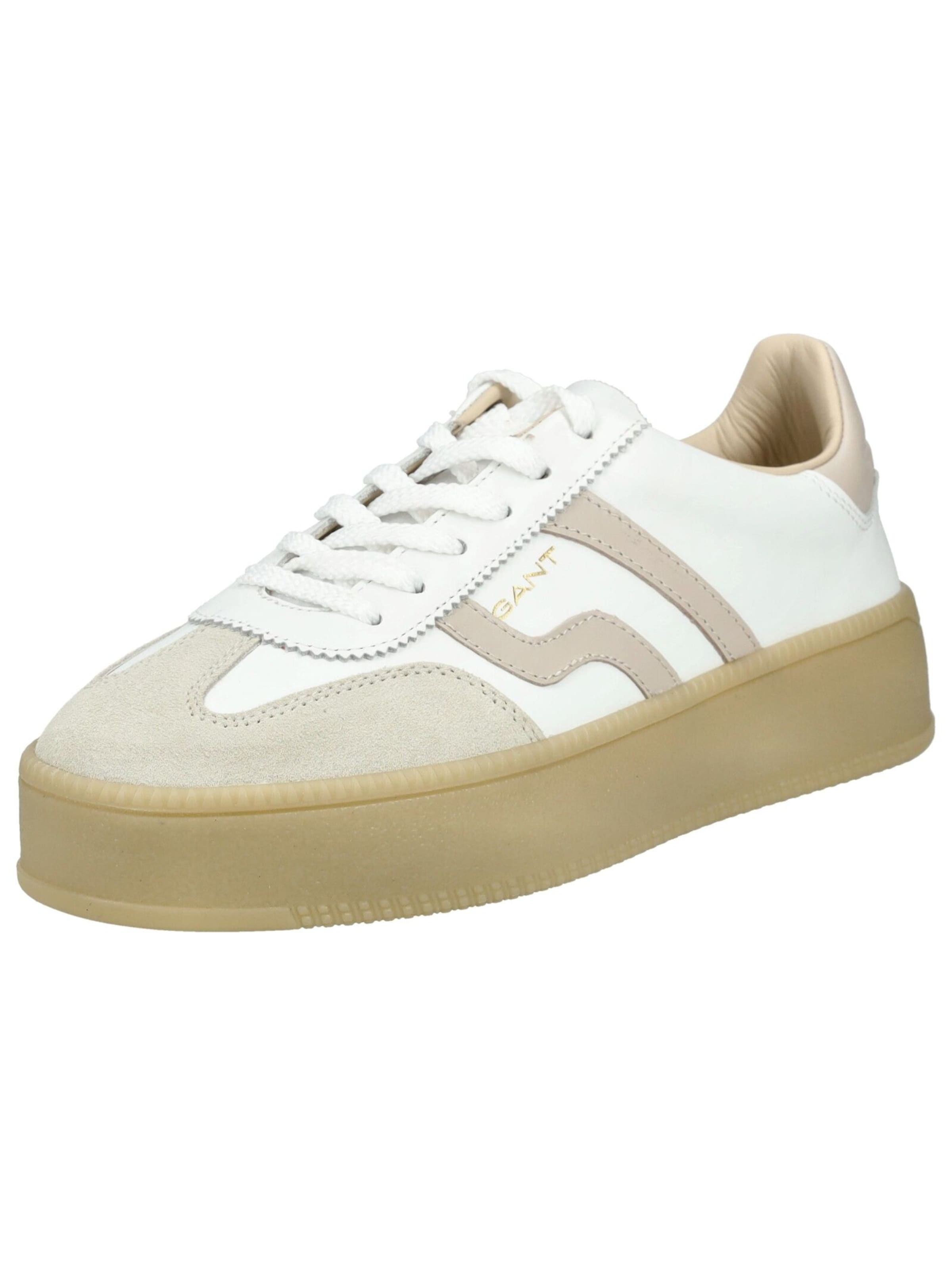 GANT Baskets basses en greige / blanc, Vue avec produit