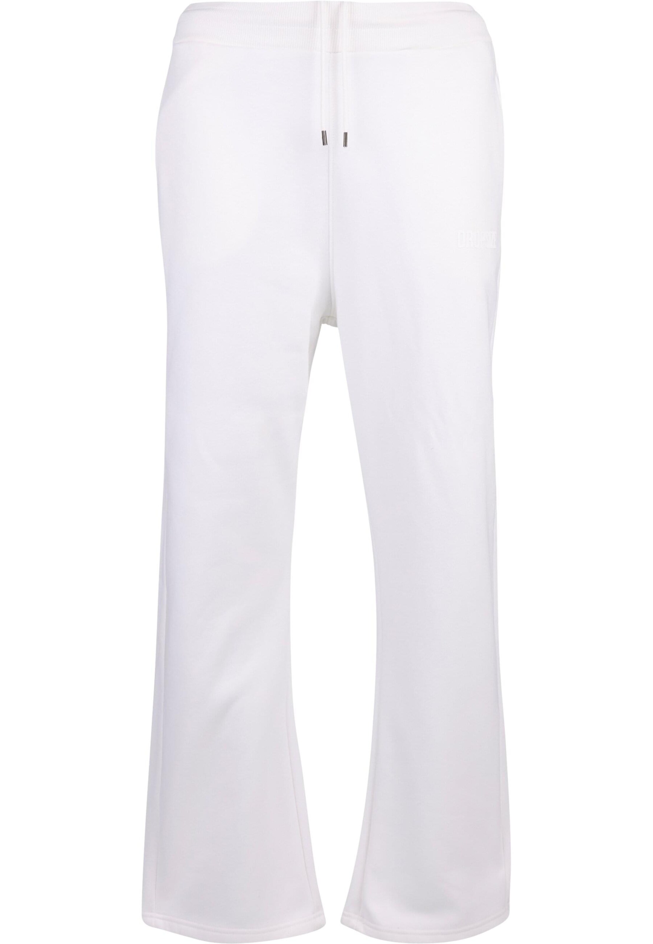 Dropsize Loosefit Broek in Wit: voorkant