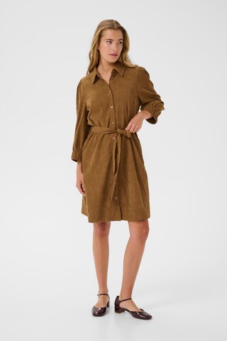 Kaffe Blousejurk 'Vera' in Bruin