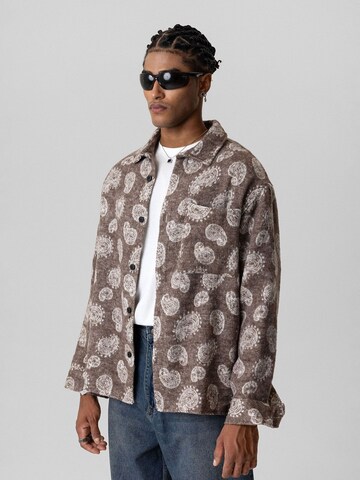 Dandalo Comfort fit Button Up Shirt 'Arthur' in Brown