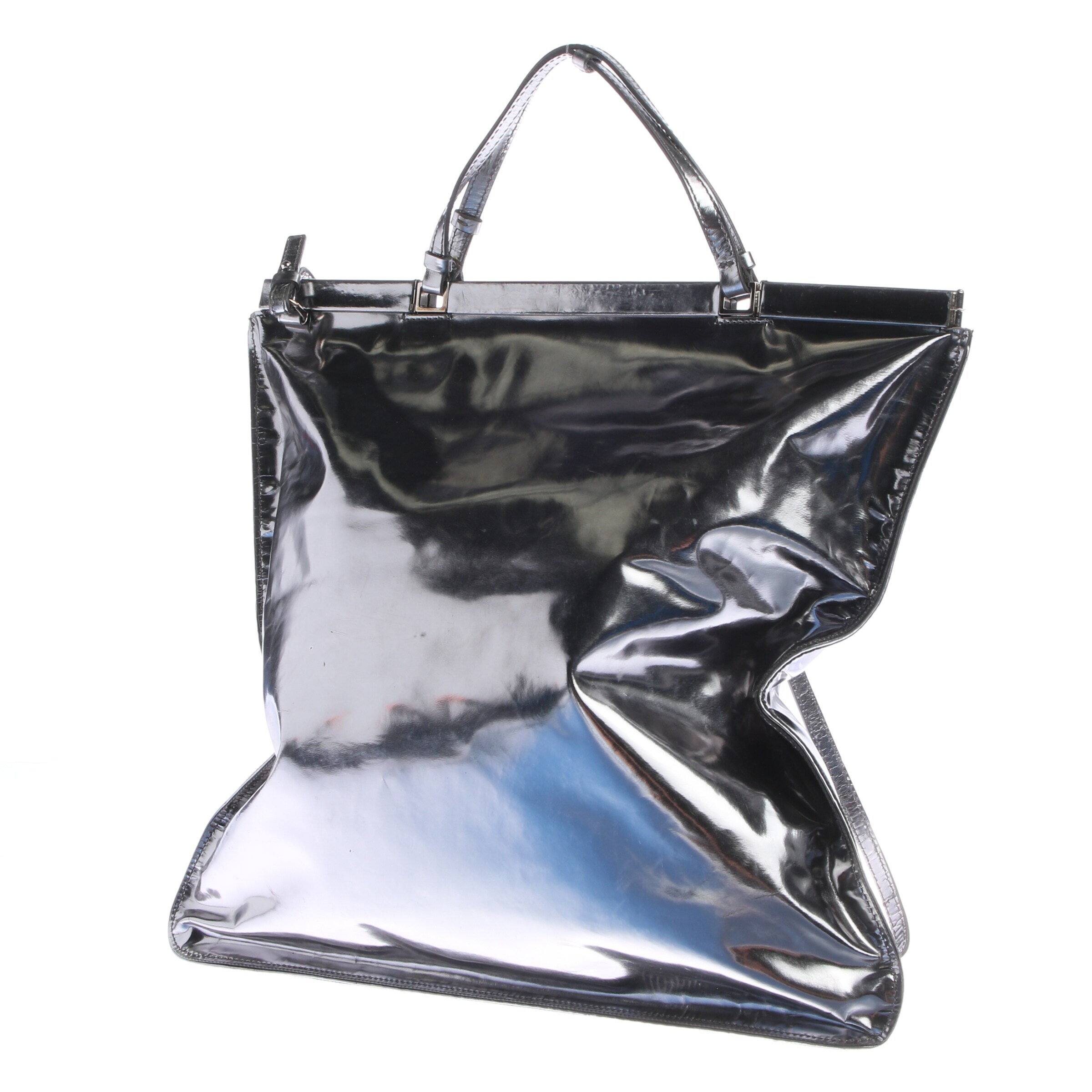 JIL SANDER Schultertasche / Umhängetasche One Size in Silber