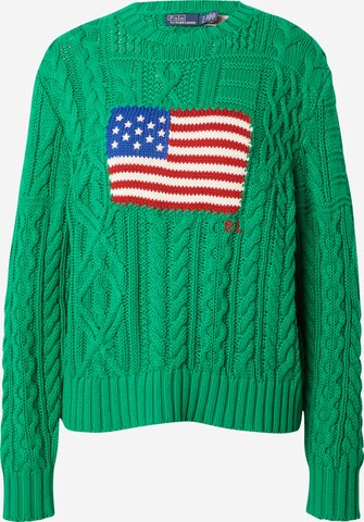 Polo Ralph Lauren Sweater in Green: front