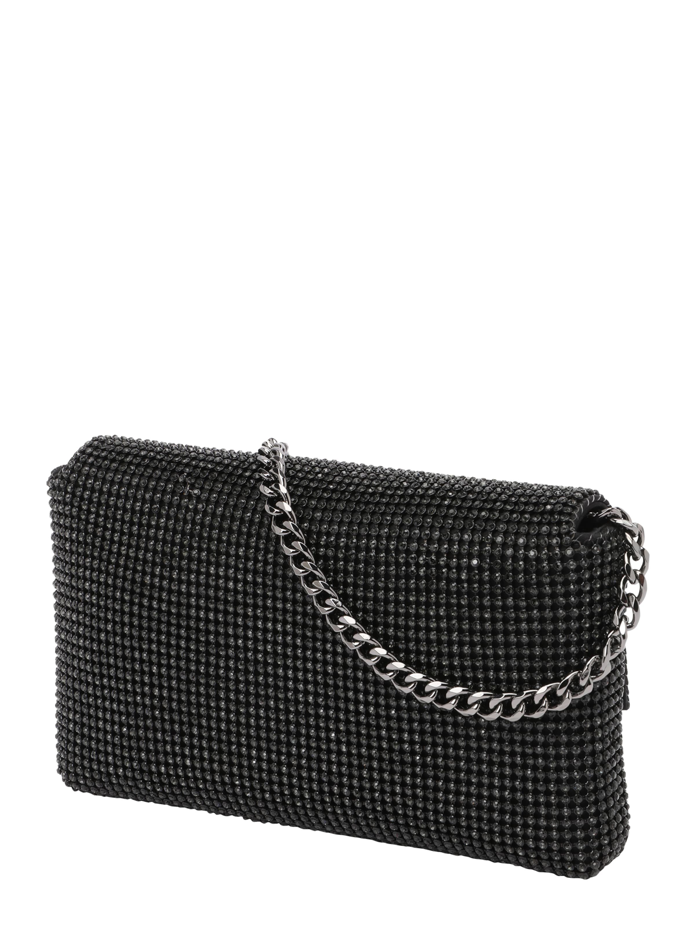 GUESS Clutch 'ZALINA FLAP CLUTCH' in Black