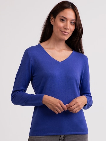 CASH-MERE.CH Sweater in Blue: front