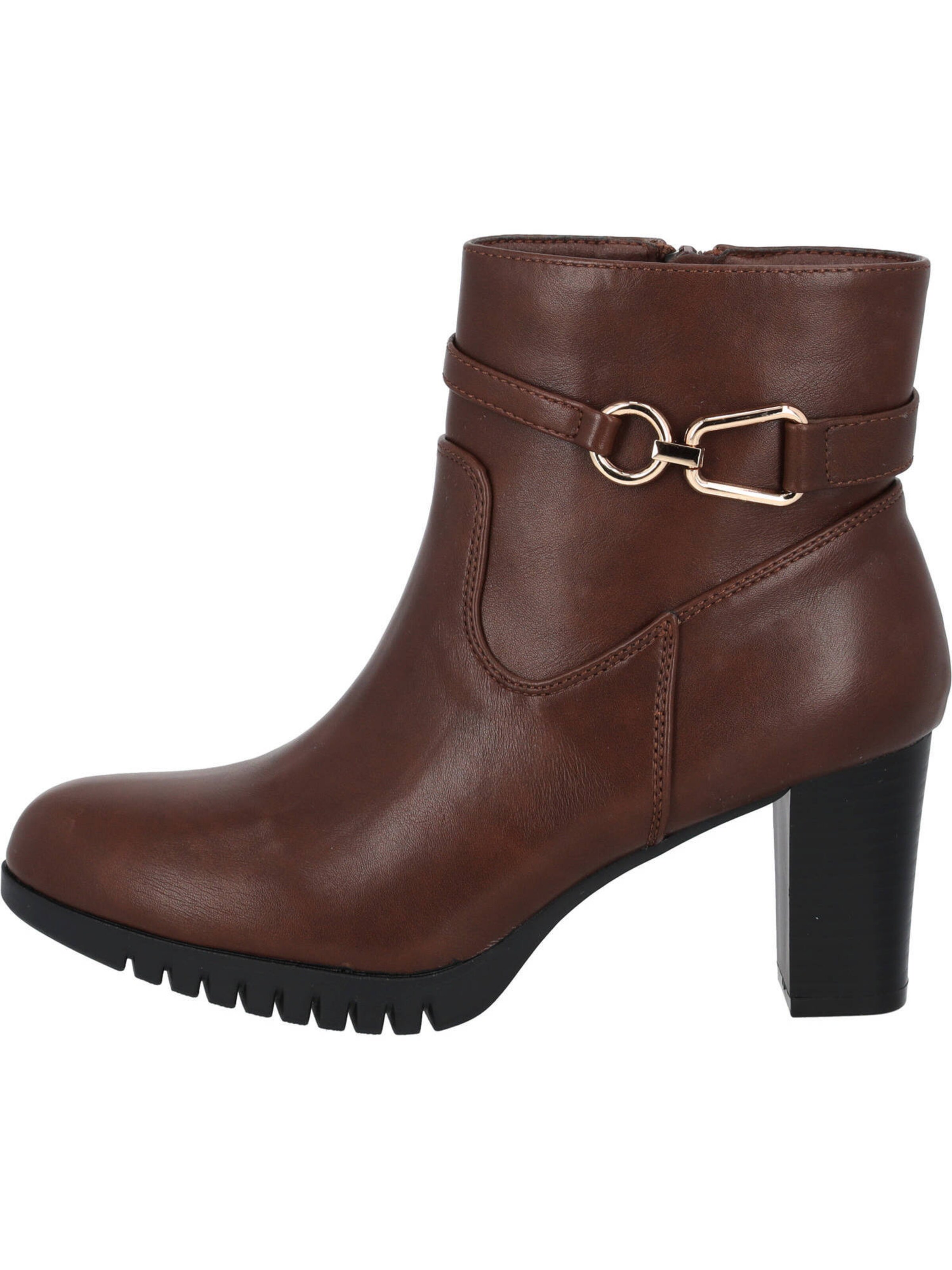 Palado Stiefelette 'Finnea' in Braun: Vorderseite