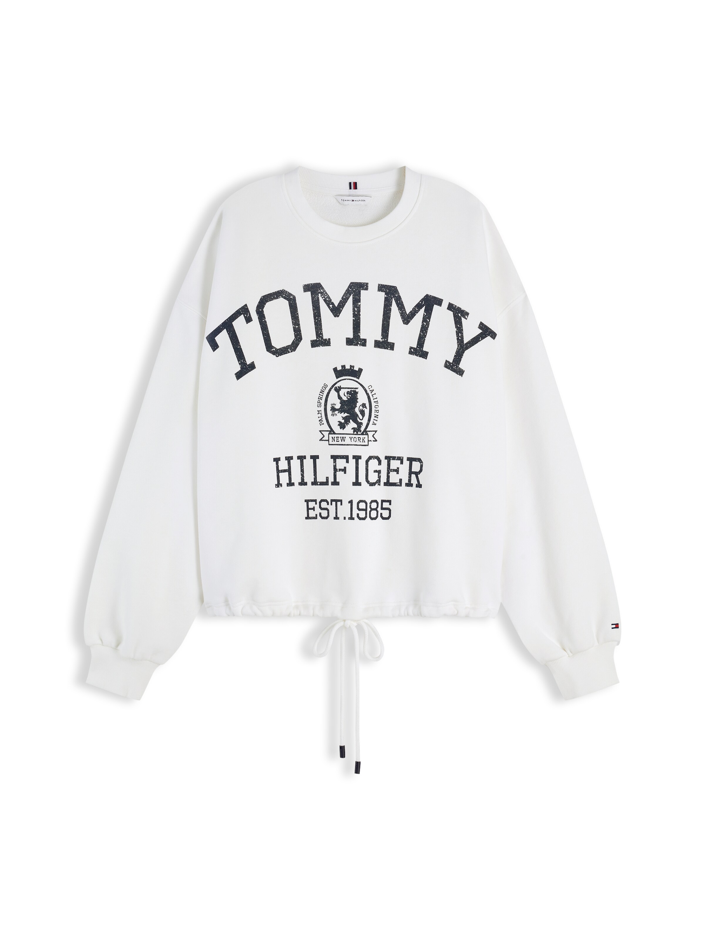 TOMMY HILFIGER Mikina 'Varsity' – bílá: přední strana
