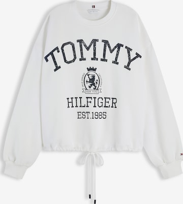 TOMMY HILFIGER Mikina 'Varsity' – bílá: přední strana