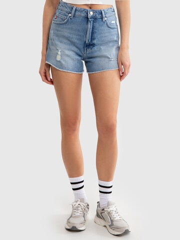 BIG STAR Regular Jeans 'AUTHENTIC GIRL' in Blau: Vorderseite
